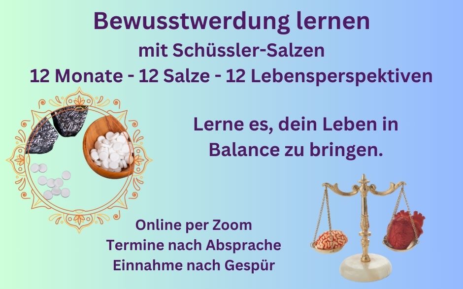 Balance lernen mit Schüssler-Salzen